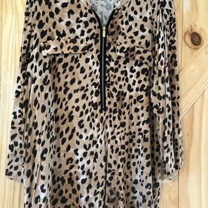 Leopard Print Women's blouse